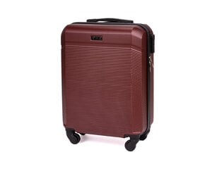 Маленький чемодан Solier Luggage STL945 ABS, коричневый цена и информация | Чемоданы, дорожные сумки  | kaup24.ee