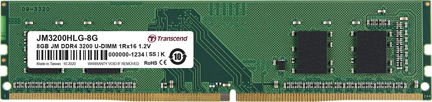 Transcend JM3200HLG-8G цена и информация | Operatiivmälu (RAM) | kaup24.ee