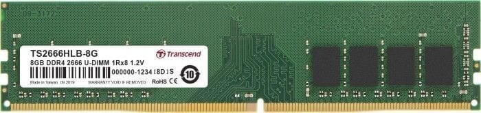 Transcend TS2666HLB-8G цена и информация | Operatiivmälu (RAM) | kaup24.ee