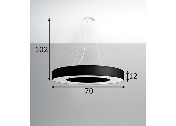 Sollux valgusti Saturno Slim 70 hind ja info | Rippvalgustid | kaup24.ee