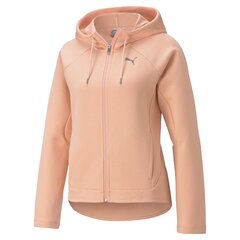 Naiste vabaaja dressipluus Puma Evostripe Full-Zip Hoodie Apricot – 58594526, oranž hind ja info | Naiste pusad | kaup24.ee