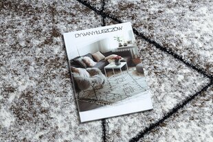 Современный круглый ковёр Cozy 8872, коричневый цена и информация | Коврики | kaup24.ee