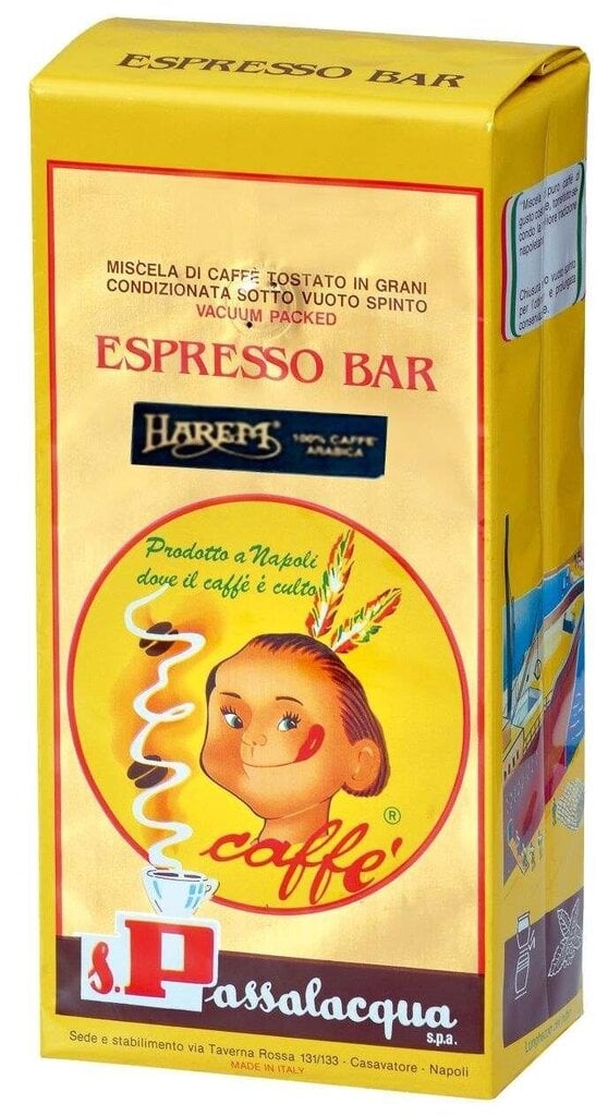 Kohvioad Passalacqua Harem 1kg hind ja info | Kohv, kakao | kaup24.ee