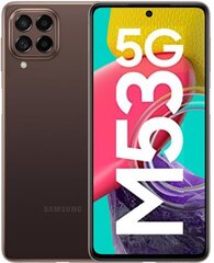 Samsung Galaxy M53 5G, 128ГБ, Две SIM-карты, коричневый цена и информация | Мобильные телефоны | kaup24.ee