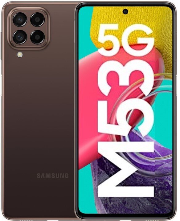 Samsung Galaxy M53 5G Dual-Sim 6/128GB SM-M536BZNDEUE hind ja info | Telefonid | kaup24.ee