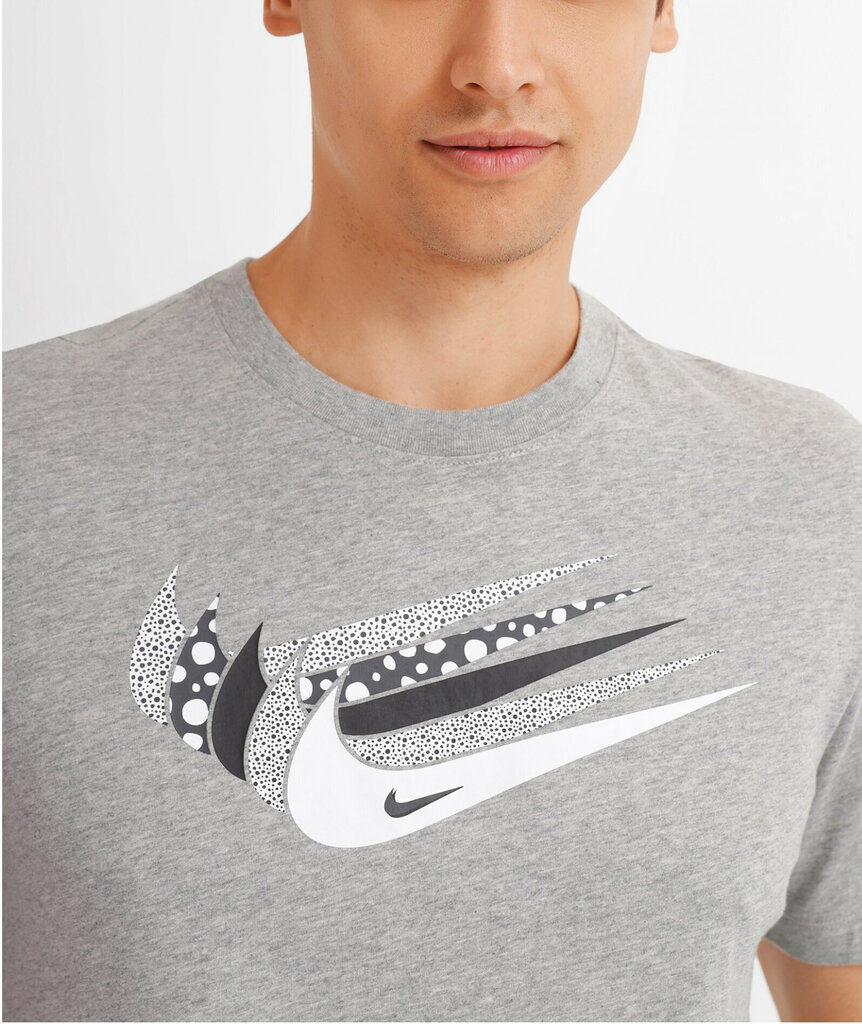 Nike T-Särgid M Nsw 12 Mo Swoosh Tee Grey DN5243 063 DN5243 063/S hind ja info | Meeste T-särgid | kaup24.ee