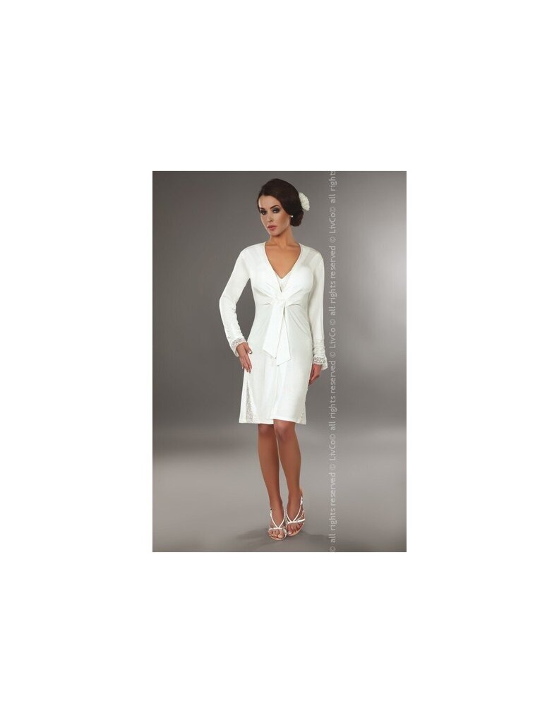 Naiste kleit, valge цена и информация | Kleidid | kaup24.ee