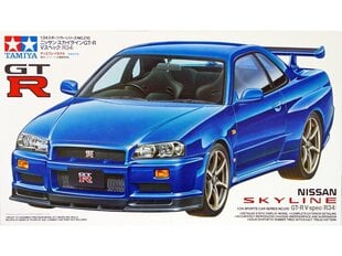 Сборная пластиковая модель Tamiya - Nissan Skyline GT-R V Spec (R34), 1/24, 24210 цена и информация | Конструкторы и кубики | kaup24.ee