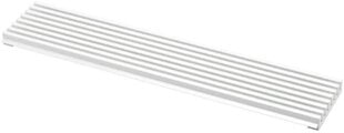 Вентиляционная решетка, 600 x 125 мм, белая цена и информация | Аксессуары для вентиляционного оборудования | kaup24.ee