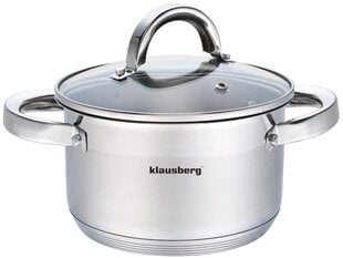 Kaanega pott 18cm Klausberg KB-7123 2,6L цена и информация | Кастрюли, скороварки | kaup24.ee