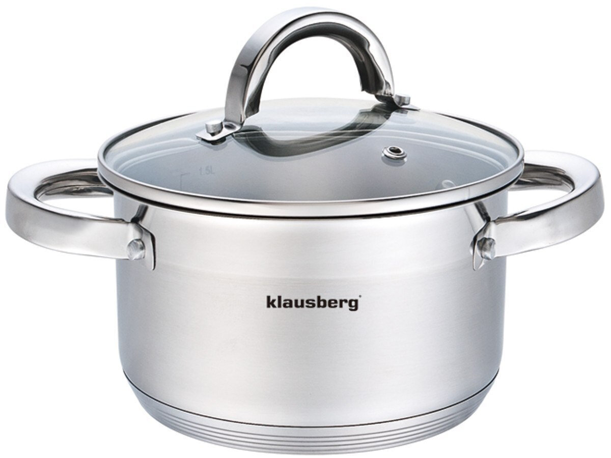 Kaanega pott 18cm Klausberg KB-7123 2,6L цена и информация | Potid ja kiirkeedupotid | kaup24.ee