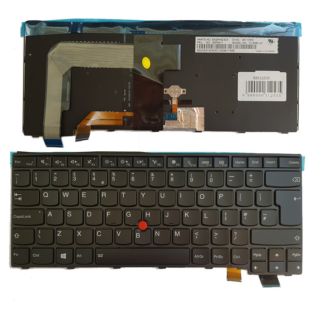 Lenovo ThinkPad T470S, T460S koos taustavalgustusega цена и информация | Komponentide tarvikud | kaup24.ee