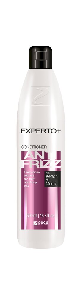 Palsam kuivadele juustele Cece Experto+ Anti Frizz, 500 ml цена и информация | Juuksepalsamid | kaup24.ee