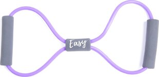 Эспандер Easy Fitness - Фиолетовый цена и информация | Фитнес-резинки, гимнастические кольца | kaup24.ee