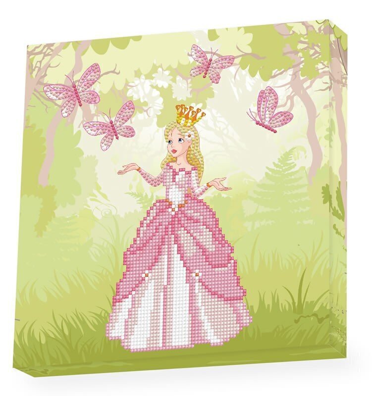 Teemantmosaiik Princess adventure 28x28 cm цена и информация | Teemantmaalid, teemanttikandid | kaup24.ee