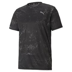 Meeste jooksusärk Puma Run GRAPHIC SS TEE M Puma Black – 52020401, must цена и информация | Мужская спортивная одежда | kaup24.ee