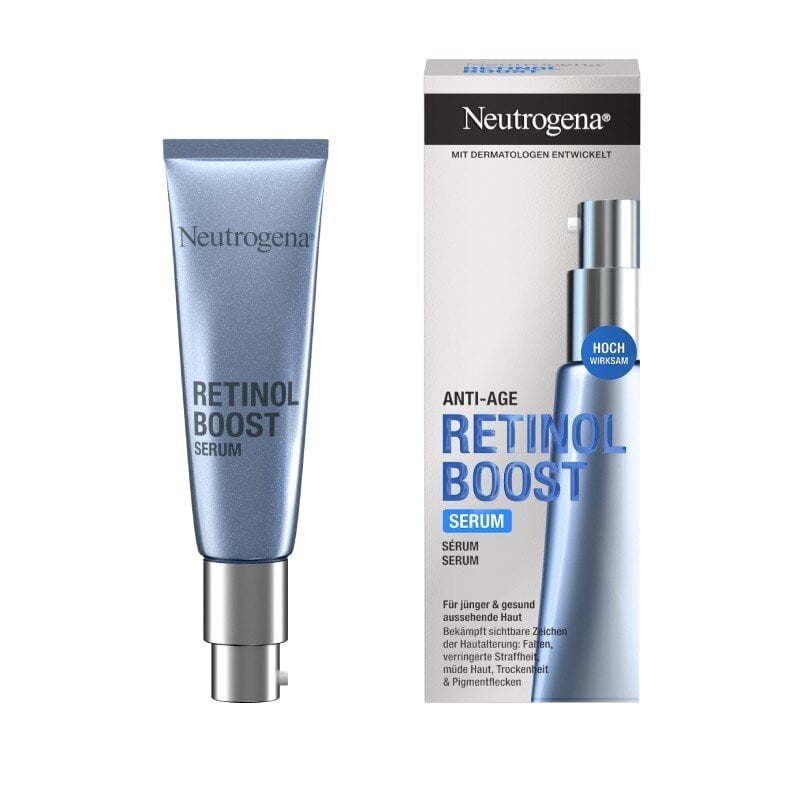 Näoseerum Neutrogena Retinol Boost 30 ml цена и информация | Näoõlid, seerumid | kaup24.ee