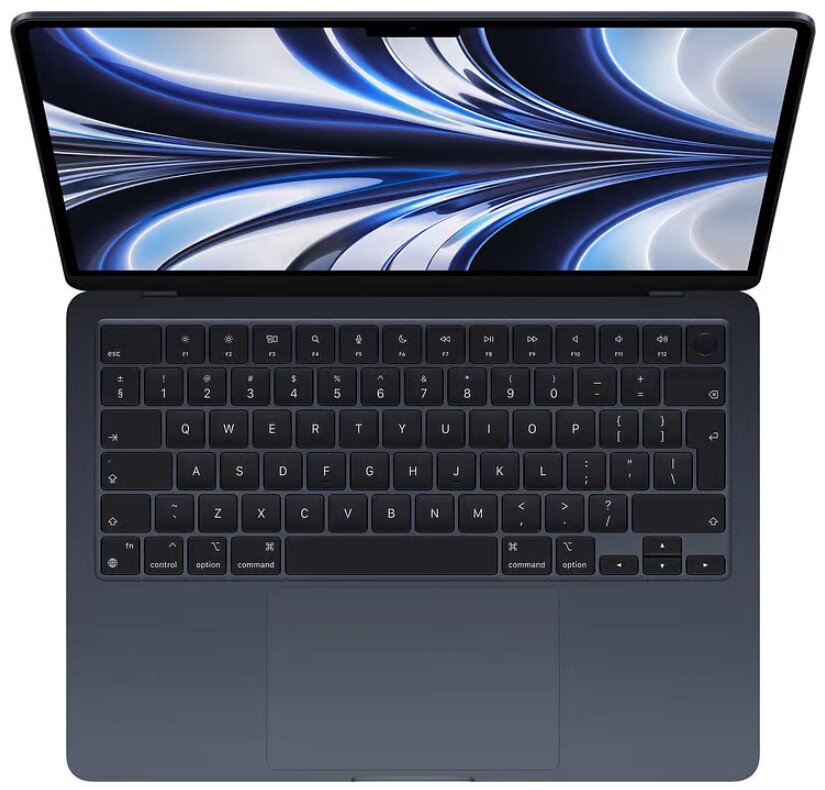 Notebook|APPLE|MacBook Air|MLY33ZE/A|13.6"|2560x1664|RAM 8GB|SSD 256GB|8-core GPU|ENG|macOS Monterey|Midnight|1.24 kg|MLY33ZE/A цена и информация | Sülearvutid | kaup24.ee