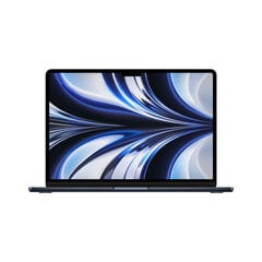 MacBook Air 13” Apple M2 8C CPU, 8C GPU/8GB/256GB SSD/Midnight/INT - MLY33ZE/A цена и информация | Ноутбуки | kaup24.ee