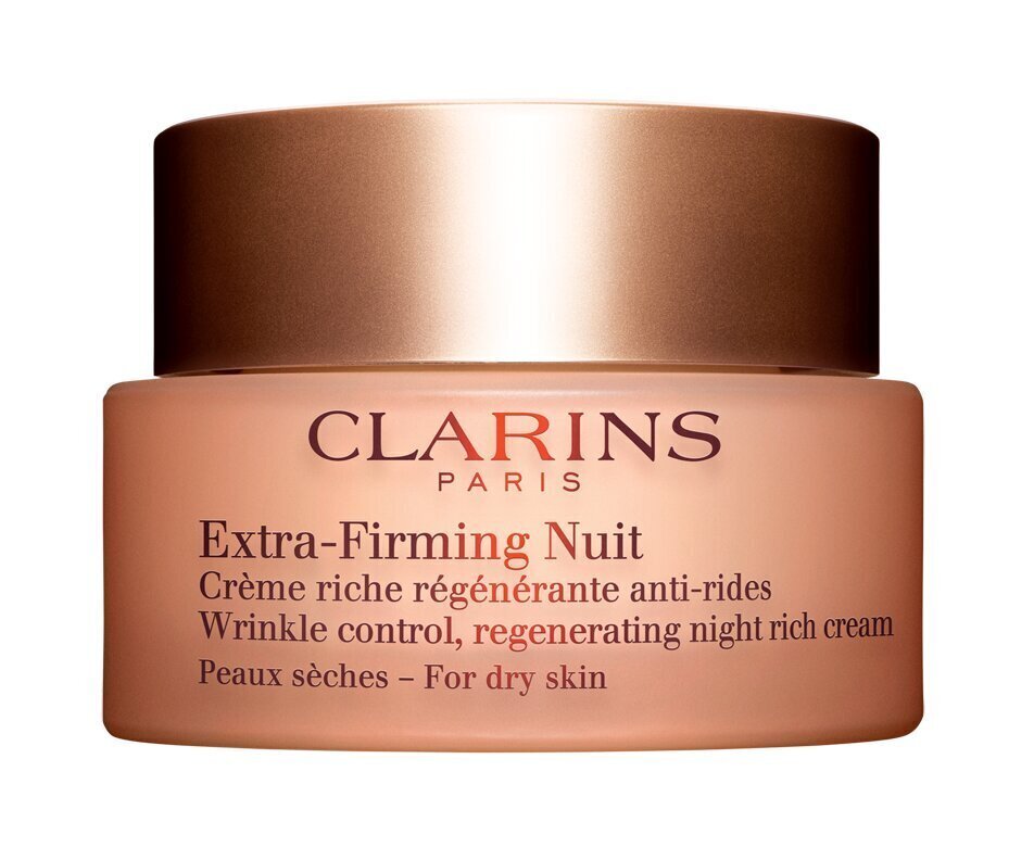 Öökreem Clarins Extra-Firming Nuit Regenerating 50 ml цена и информация | Näokreemid | kaup24.ee