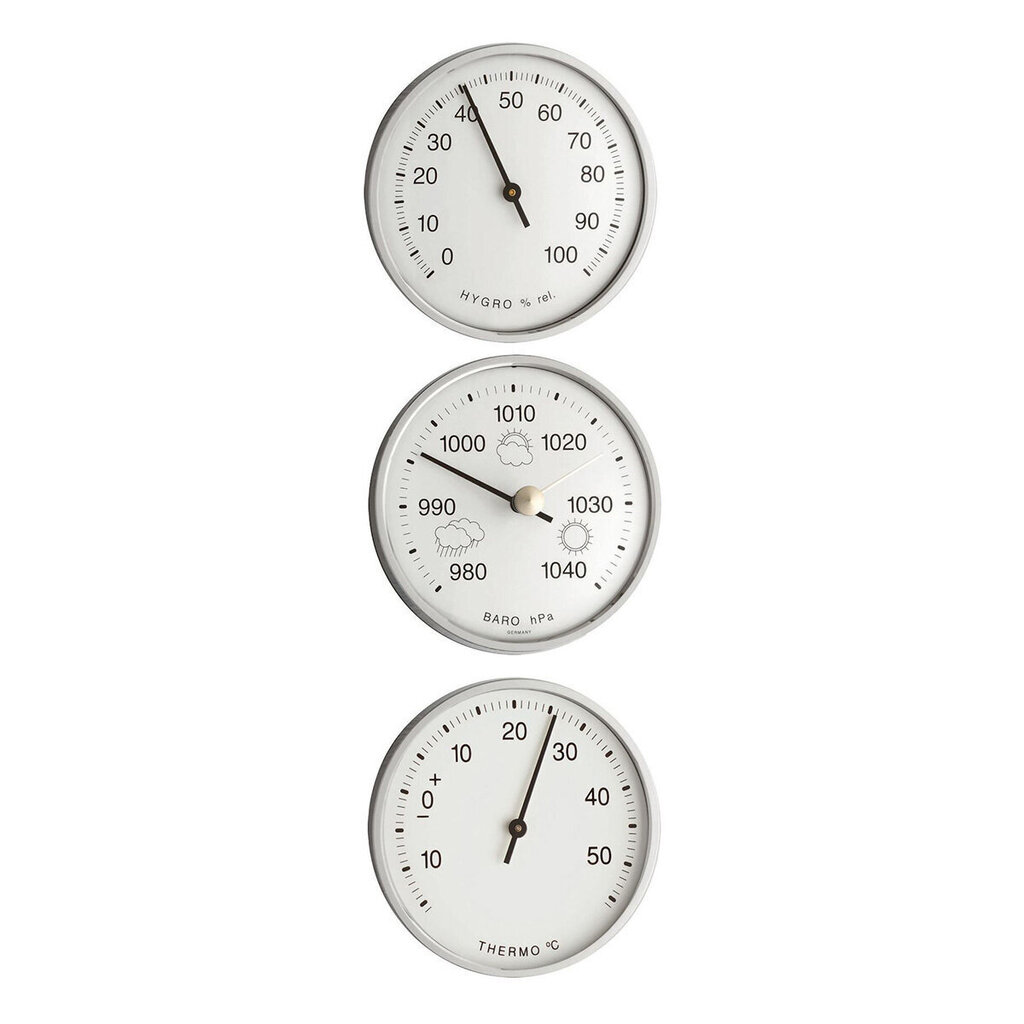 TFA baromeeter, termomeeter ja hügromeetri komplekt 20.3024 цена и информация | Ilmajaamad, termomeetrid | kaup24.ee