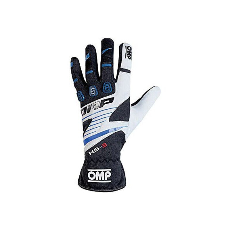Men's Driving Gloves OMP MY2018 Sinine Must цена и информация | Poiste mütsid, sallid, kindad | kaup24.ee