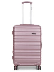 Keskmine kohver Airtex 61 L, roosa, 628 / M цена и информация | Чемоданы, дорожные сумки | kaup24.ee