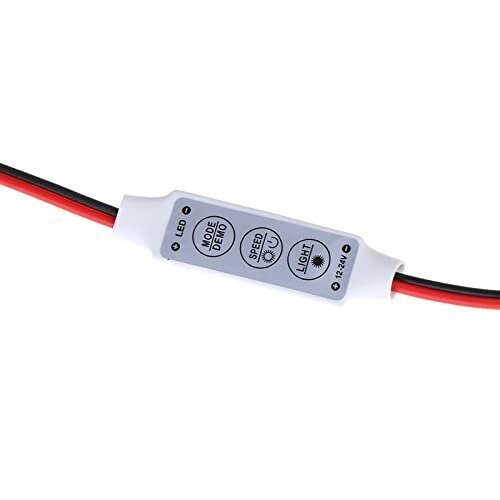 Ühevärviline LED-kontroller Powermax MINI 12V-24V 3 klahvi LED 3528/5050 jaoks, 5tk цена и информация | LED ribad | kaup24.ee