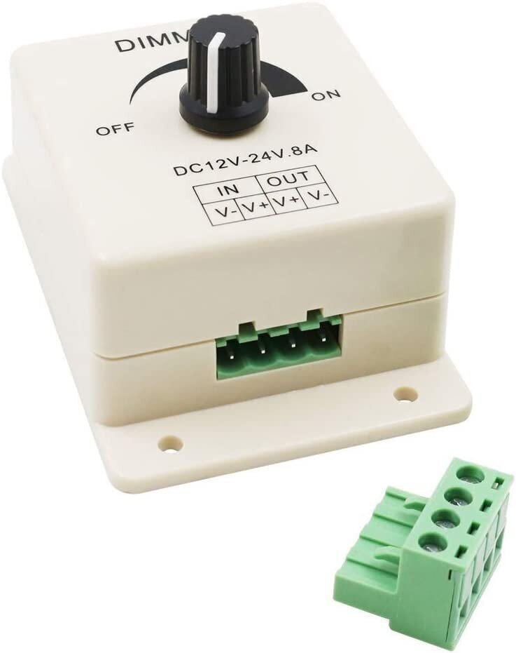 Elektriline kontroller Powermax DC 12V – 24V 8A sisse/välja nupuga цена и информация | Lülitid ja pistikupesad | kaup24.ee