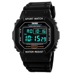 Мужские часы SKMEI DG1134BK Black Digital 1134 BKBK цена и информация | Мужские часы | kaup24.ee