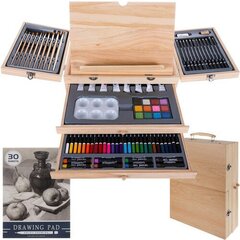 Värvimiskomplekt kohvris Kruzelis 83 tk hind ja info | Kruzzel Lapsed ja imikud | kaup24.ee