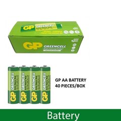 R6 GP Aku Greencell 1,5V AA MN1500 S4 40tk. hind ja info | Patareid | kaup24.ee