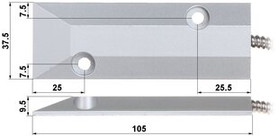 värava magnetandur kn-oc55 hind ja info | Valvesüsteemid, kontrollerid | kaup24.ee