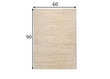 Vaip Theko Royal Double 60x90 cm hind ja info | Vaibad | kaup24.ee