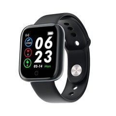 Nutikell iWear M7 Smart & Fit käekell Full Touch 1,3-tollise Ips-meedia juhtimisega / HR / Vererõhk / Sotsiaalne - must цена и информация | Смарт-часы (smartwatch) | kaup24.ee