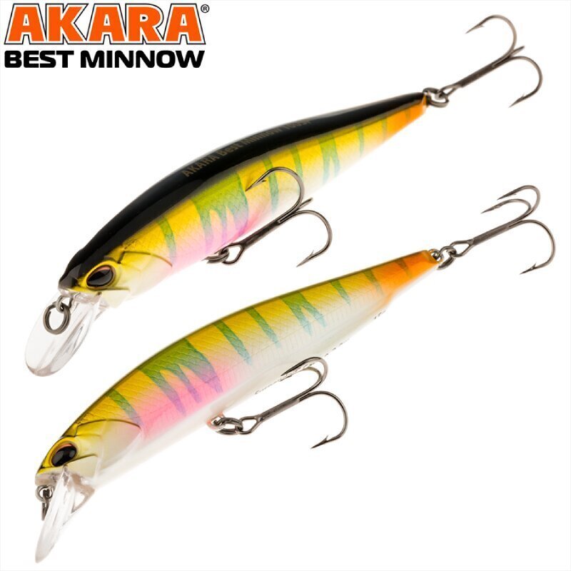 Vobler Akara Best Minnow 100SP A210 цена и информация | Landid, voblerid | kaup24.ee