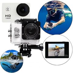 Экшн-камера с водонепроницаемой броней, белого цвета цена и информация | Экшн-камеры | kaup24.ee