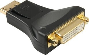 DP(M) - DVI-I(F) цена и информация | Адаптеры и USB-hub | kaup24.ee