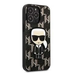 Karl Lagerfeld Monogram Ikonik чехол for iPhone 13 Pro Black цена и информация | Чехлы для телефонов | kaup24.ee