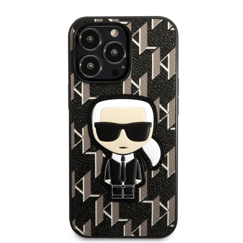 Karl Lagerfeld Monogram Ikonik ümbris, iPhone 13 Pro Black цена и информация | Telefoni kaaned, ümbrised | kaup24.ee