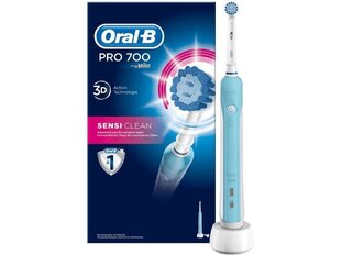 Oral-B PRO 700 SensiClean 157786 hind ja info | Elektrilised hambaharjad | kaup24.ee