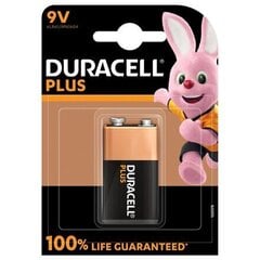 Aku Duracell Plus Alkaline 9V hind ja info | Duracell Sanitaartehnika, remont, küte | kaup24.ee