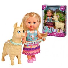 Кукла SIMBA Evi на прогулке с альпакой цена и информация | Игрушки для девочек | kaup24.ee