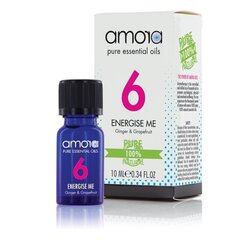 Energize Me eeterlik õli (ingver, greip), 10 ml цена и информация | Эфирные, косметические масла, гидролаты | kaup24.ee