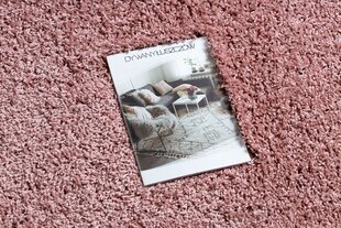 Vaip SOFFI shaggy 5cm roosa hind ja info | Vaibad | kaup24.ee