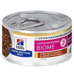 Hill's Prescription Diet Gastrointestinal Biome hautis kassidele kana ja köögiviljadega, 82 g. hind ja info | Konservid kassidele | kaup24.ee