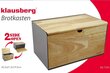 Terasest ja puidust leivakast Klausberg KB-7386 цена и информация | Köögitarbed | kaup24.ee