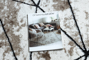 Современный ковёр Cozy Polygons, коричневый цена и информация | Ковры | kaup24.ee
