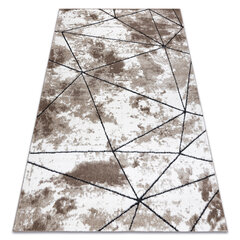 Современный ковёр Cozy Polygons, коричневый цена и информация | Коврики | kaup24.ee