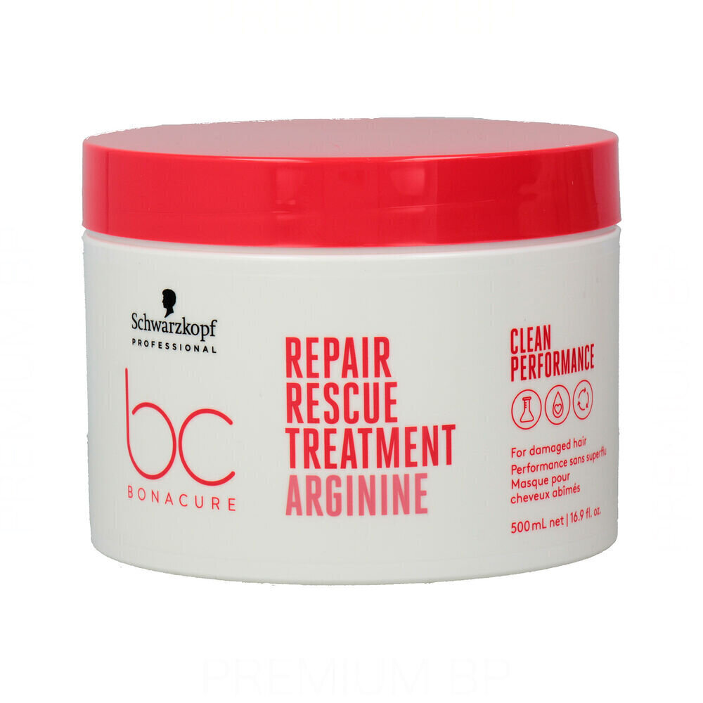 Taastav juuksemask Schwarzkopf Bonacure Repair Rescue Arginina, 500 ml цена и информация | Maskid, õlid, seerumid | kaup24.ee